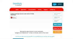 Desktop Screenshot of invoicesforsalesforce.com